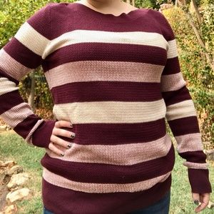 MARKET & SPRUCE Tawnee Pink Cotton Pullover XL